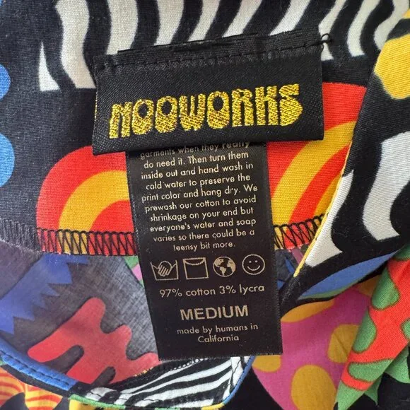 Nooworks Frida Dress in Party Mix size Medium GENTLY USED/LIKE NEW - Picture 5 of 5